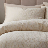 Geo Jacquard Natural Polycotton Duvet Cover Set - product image 2