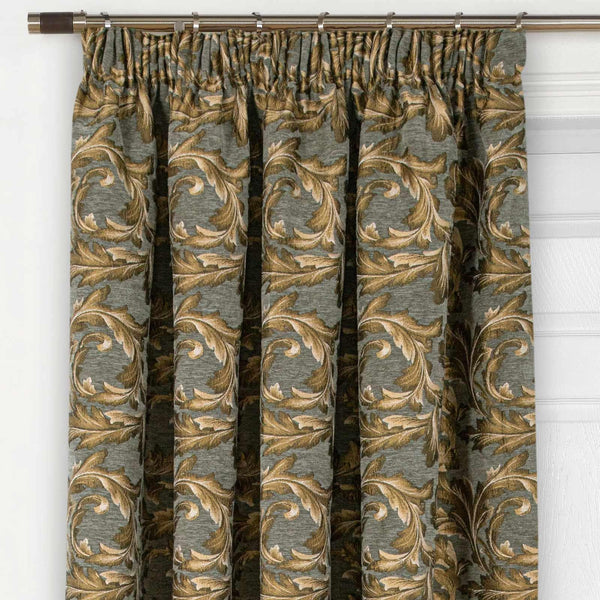 Georgia Filigree Door Curtain Gold - Ideal