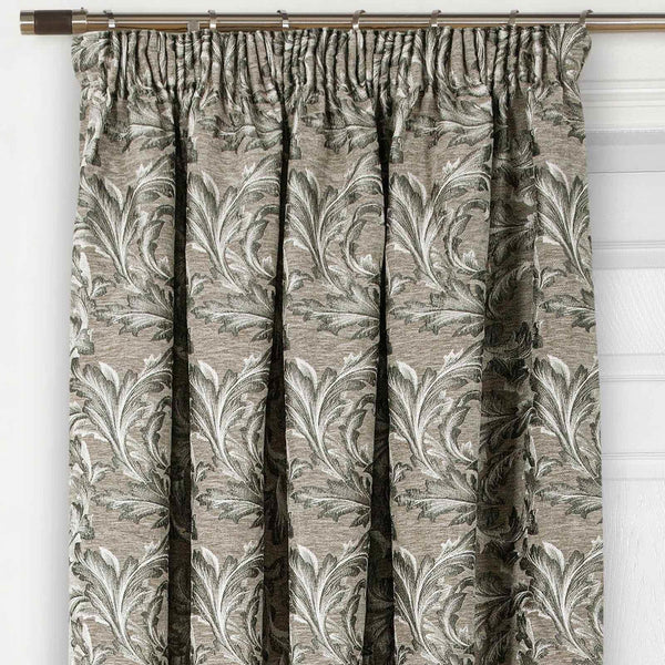 Georgia Filigree Door Curtain Natural - Ideal
