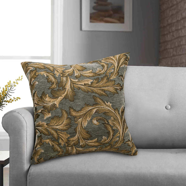 Georgia Filigree Gold Cushion Cover 17 x 17" - Ideal