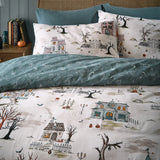 Ghost Town Reversible Halloween Duvet Cover Set image 3