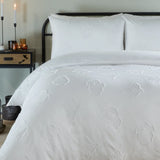 Ghostly Ghouls Soft Touch Tufted Duvet Cover Set White - image 4