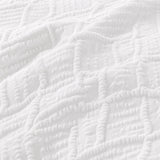 Macro close-up of the duvet cover fabric on the Gianna Microfibre Duvet Cover Set
