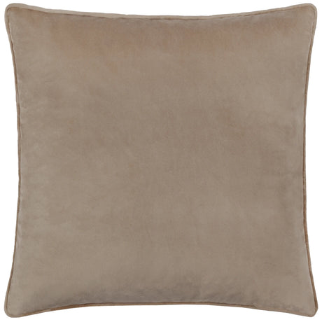 Gilded Palms Velvet Mink Cushion Cover or Filled Cushion 45cm x 45cm - additional product view 3