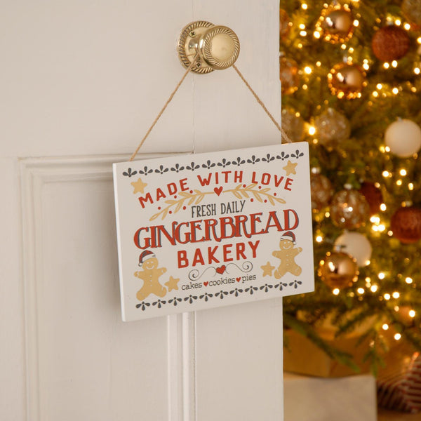Gingerbread Bakery Wooden Sign - Ideal