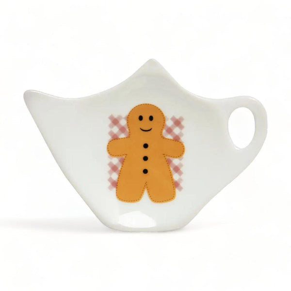 Gingerbread Man Teabag Tidy - Ideal