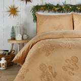 Gingerbread Tufted Soft Touch Duvet Cover Set - image 4