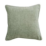 Amberley Sage Chenille Polyester Filled Cushion 45cm x 45cm