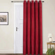 Amberley Wine Chenille Thermal Eyelet Door Curtain 66 x 84 Inch