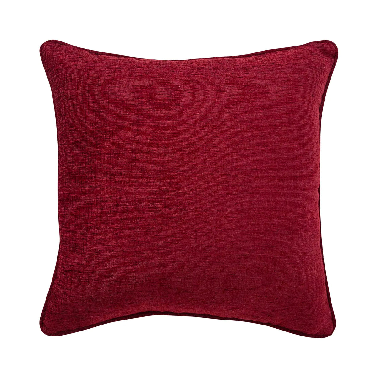 Amberley Wine Chenille Cushion Cover or Polyester Filled Cushion 45cm x 45cm