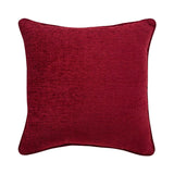 Amberley Wine Chenille Cushion Cover or Polyester Filled Cushion 45cm x 45cm
