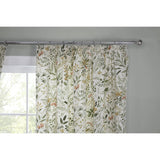 Cleo Willow Floral Pencil Pleat Curtains