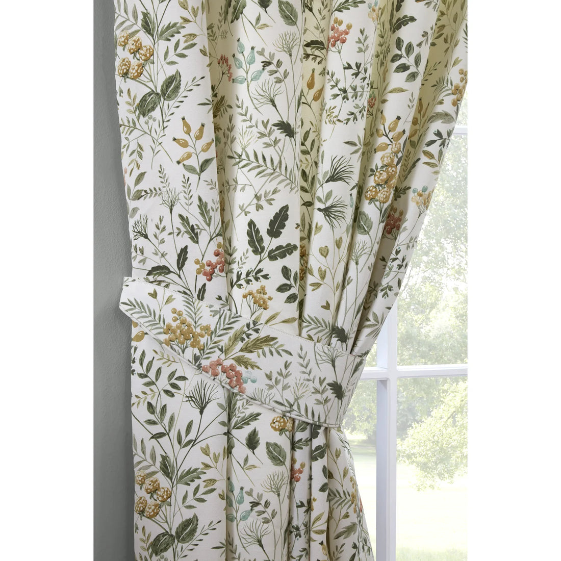 Cleo Willow Floral Curtain Tie Backs Pair
