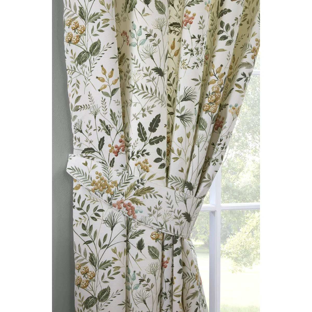 Cleo Willow Floral Curtain Tie Backs Pair