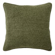 Langley Olive Herringbone Cushion Cover or Polyester Filled Cushion 45cm x 45cm