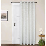 Richmond Pearl Cut Velvet Thermal Eyelet Door Curtain 55 x 84 Inch