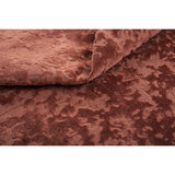 Richmond Terracotta Cut Velvet Cushion Cover or Polyester Filled Cushion 45cm x 45cm