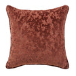 Richmond Terracotta Cut Velvet Cushion Cover or Polyester Filled Cushion 45cm x 45cm