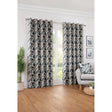 Rutland Atlantic Woven Floral Eyelet Curtains