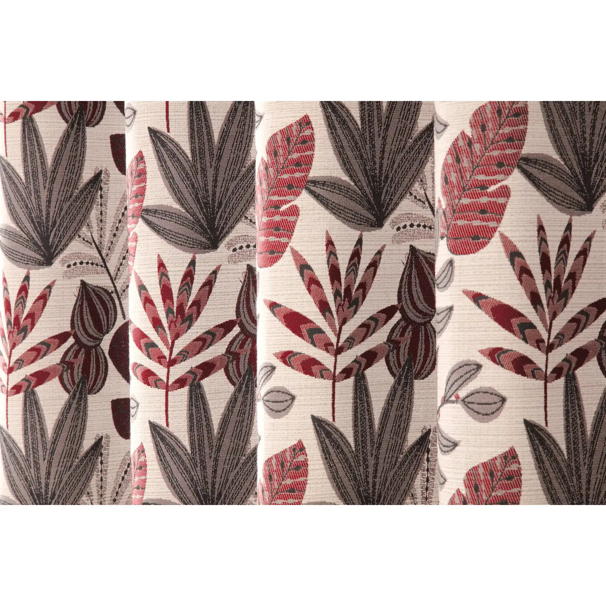 Rutland Red Woven Floral Cushion Cover or Polyester Filled Cushion 45cm x 45cm