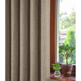 Washington Earth Chenille Thermal Pencil Pleat Curtains
