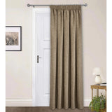 Washington Earth Chenille Thermal Pencil Pleat Door Curtain 66 x 84 Inch