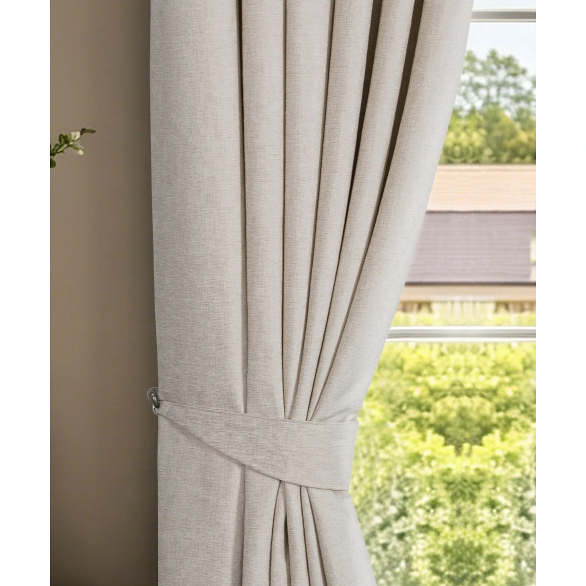 Washington Natural Chenille Curtain Tie Backs
