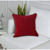 Washington Wine Chenille Cushion Cover or Polyester Filled Cushion 45cm x 45cm