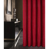 Washington Wine Chenille Thermal Pencil Pleat Curtains