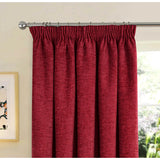 Washington Wine Chenille Thermal Pencil Pleat Door Curtain 66 x 84 Inch