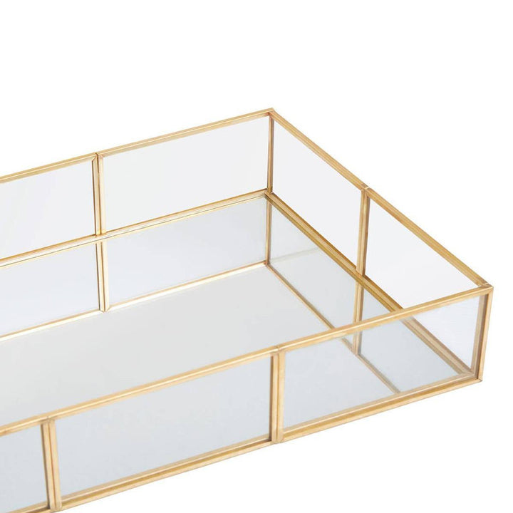 Gold + Glass Jewellery Tray - Ideal