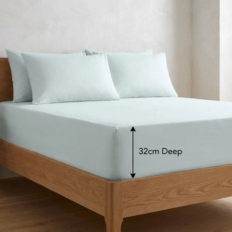 Plain Dye 32cm Extra Deep Fitted Bed Sheet 17