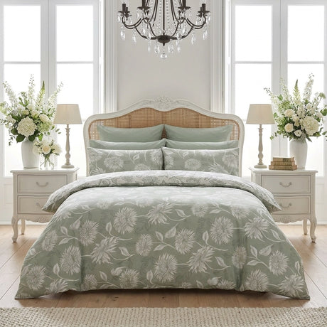 Chrysanthemum Floral Duvet Cover Set 5