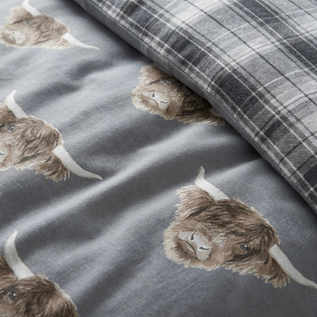 Highland Cow Duvet Cover Set 4
