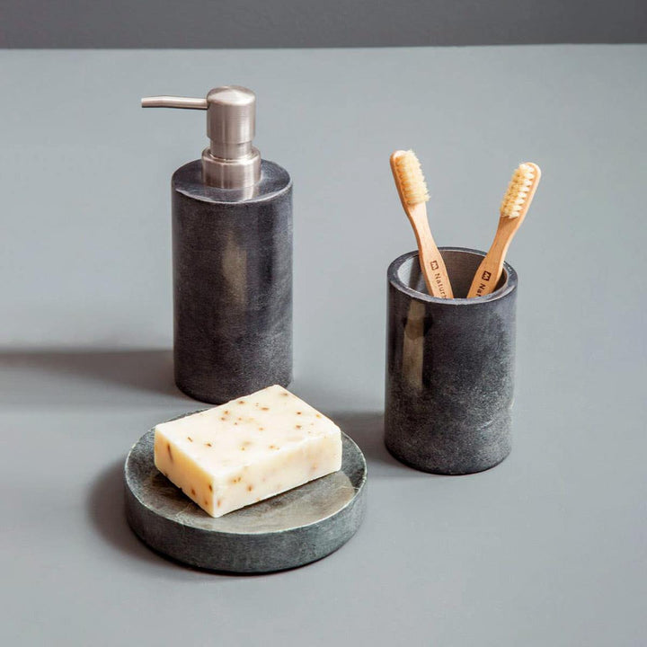 Grey Marble Soap Dish - Ideal