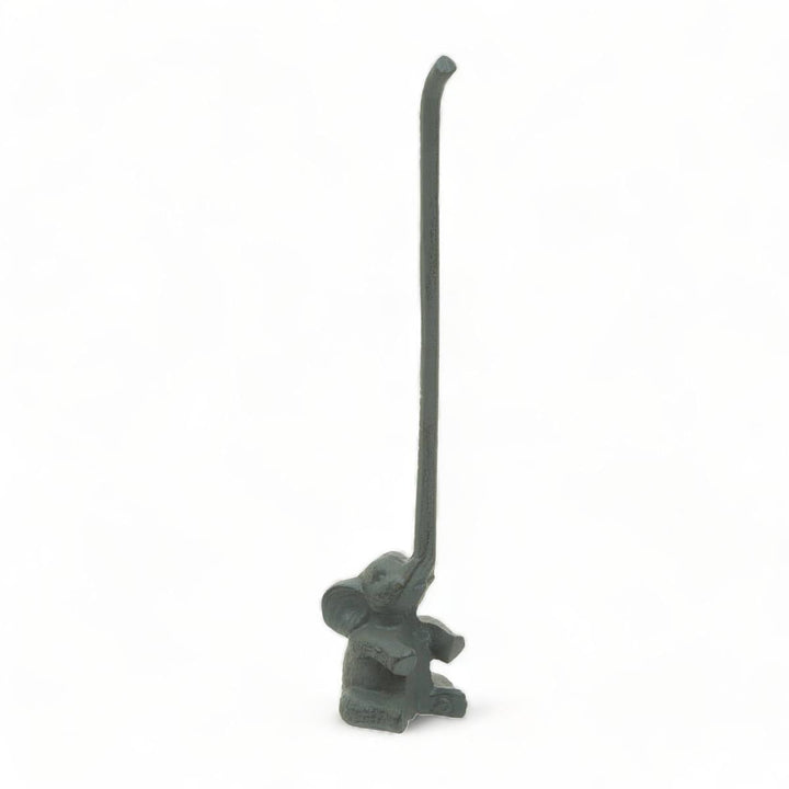 Grey Sitting Elephant Toilet Roll Holder - Ideal