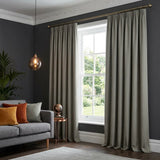100% Blackout Tape Top Pencil Pleat Curtains 10
