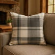 Balmoral Check Cushion Cover Cosy Tartan Pattern 43cm x 43cm - Slate Grey