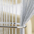 Glam String Door Curtain Panel - Grey