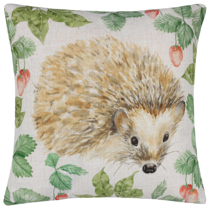 Grove Hedgehog Natural Cushion Cover 17" x 17" - Ideal