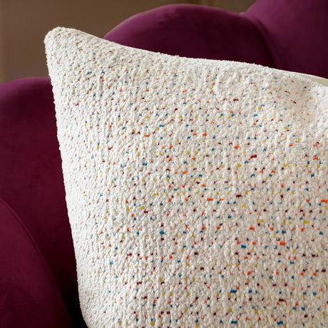Hali Velvet White Cushion Cover or Filled Cushion 45cm x 45cm - additional product view 1