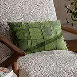 Hallam Ivy Green Cushion Cover or Filled Cushion 30cm x 50cm - additional product view 1