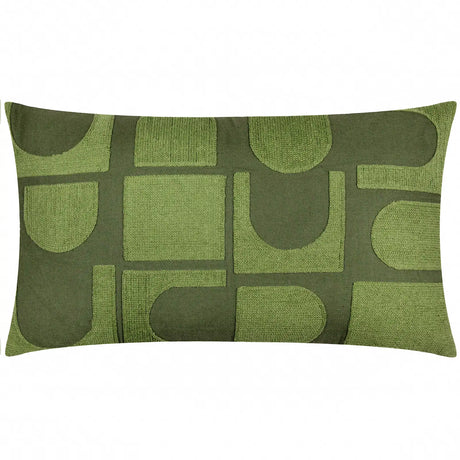 Hallam Ivy Green Cushion Cover or Filled Cushion 30cm x 50cm - additional product view 2
