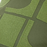 Hallam Ivy Green Cushion Cover or Filled Cushion 30cm x 50cm - additional product view 5