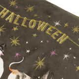 Halloween Pawty Embroidered Velvet Cushion Cover Multicolour 30 x 50cm - image 5