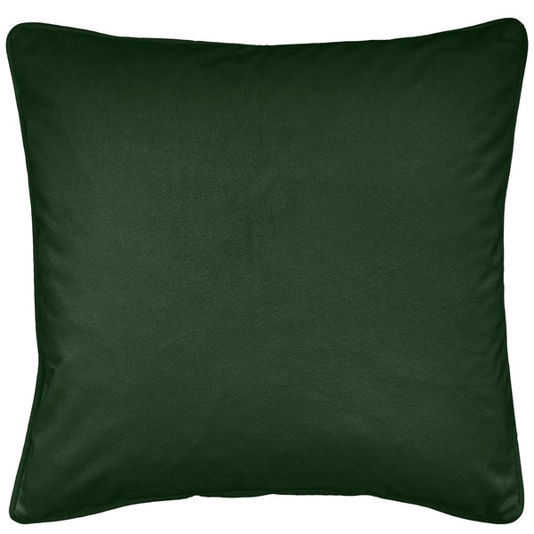Hampton Velvet Green Cushion Cover 17" x 17" - Ideal