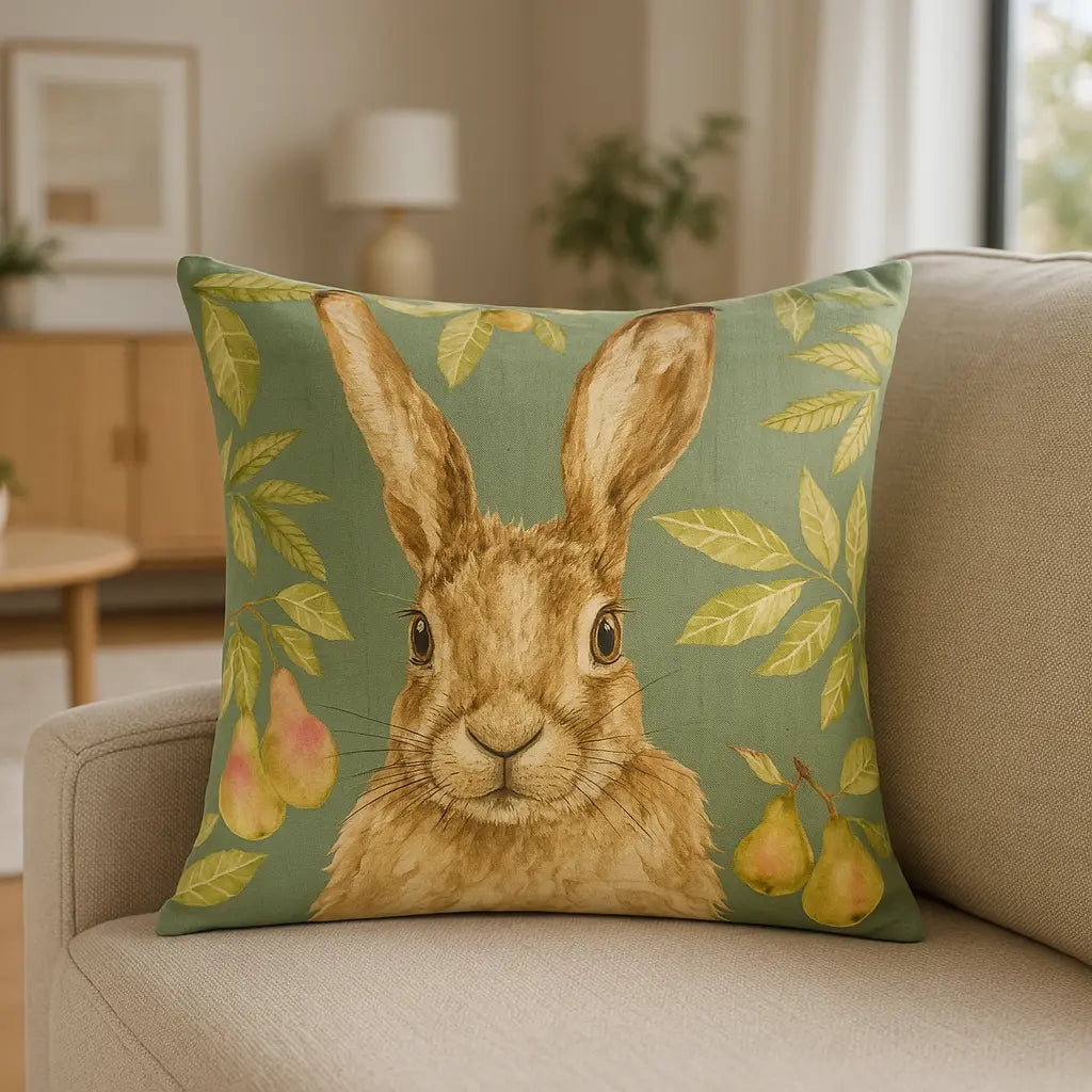 Grove Countryside Outdoor Hare Cushion Cover s