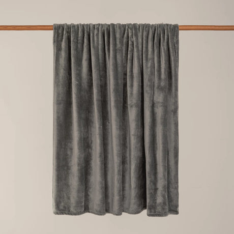 Harrow Fleece Throw Charcoal 140 x 180cm - image 3