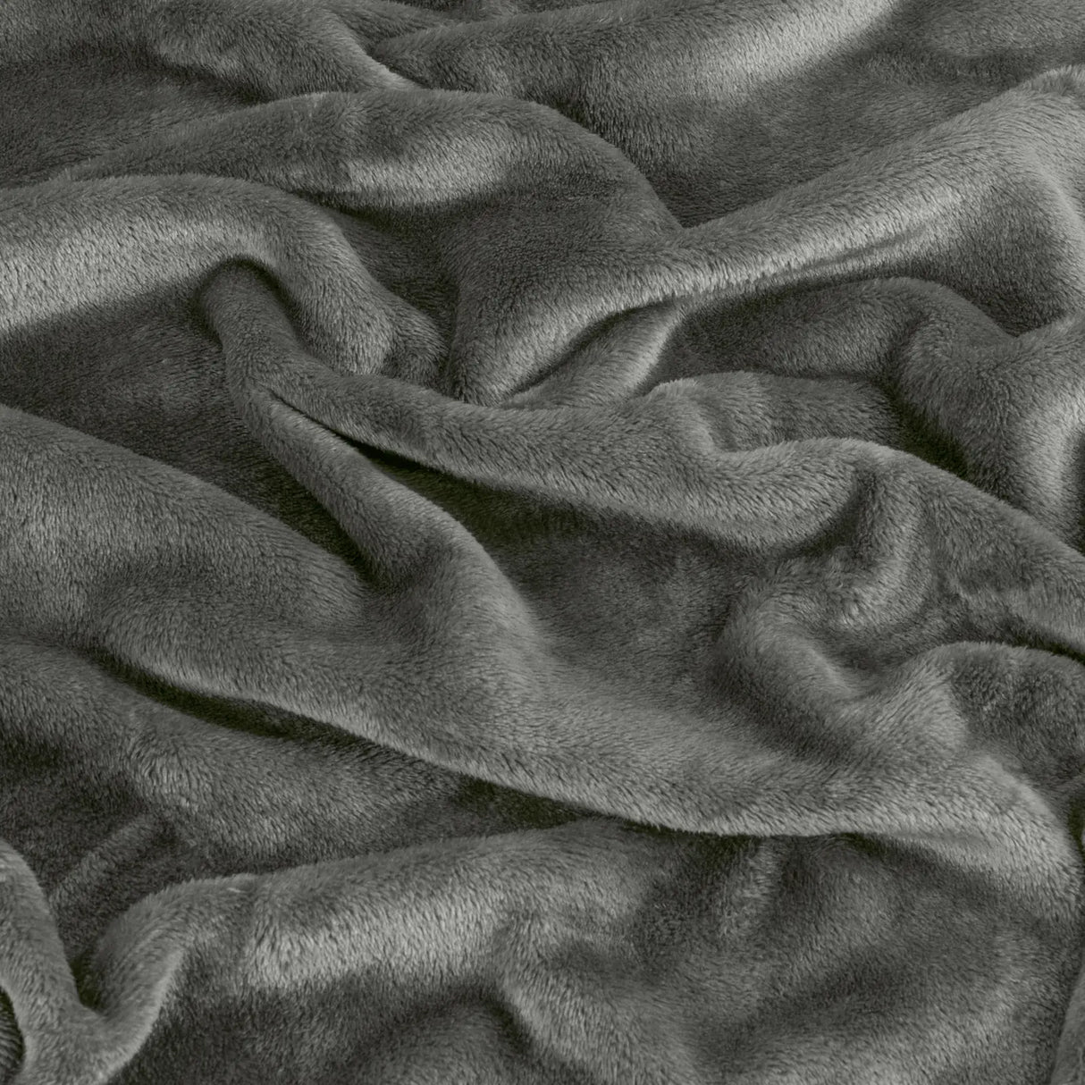 Harrow Fleece Throw Charcoal 140 x 180cm - image 4