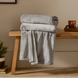 Harrow Fleece Throw Grey 140 x 180cm - image 1